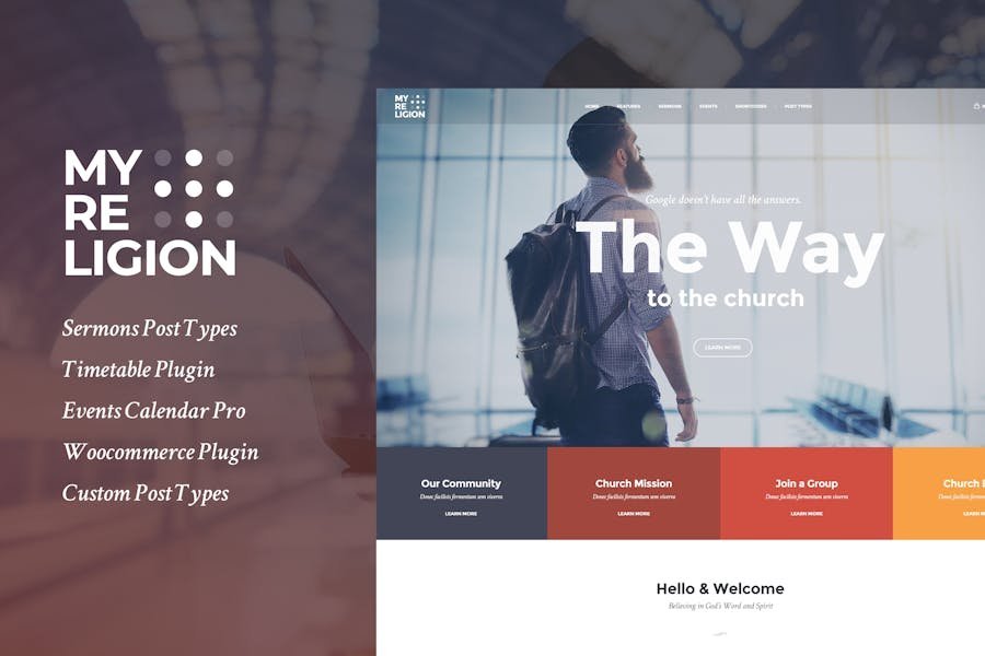 My Religion - Dedicated Church WordPress Theme 1 My Religion - Dedicated Church WordPress Theme