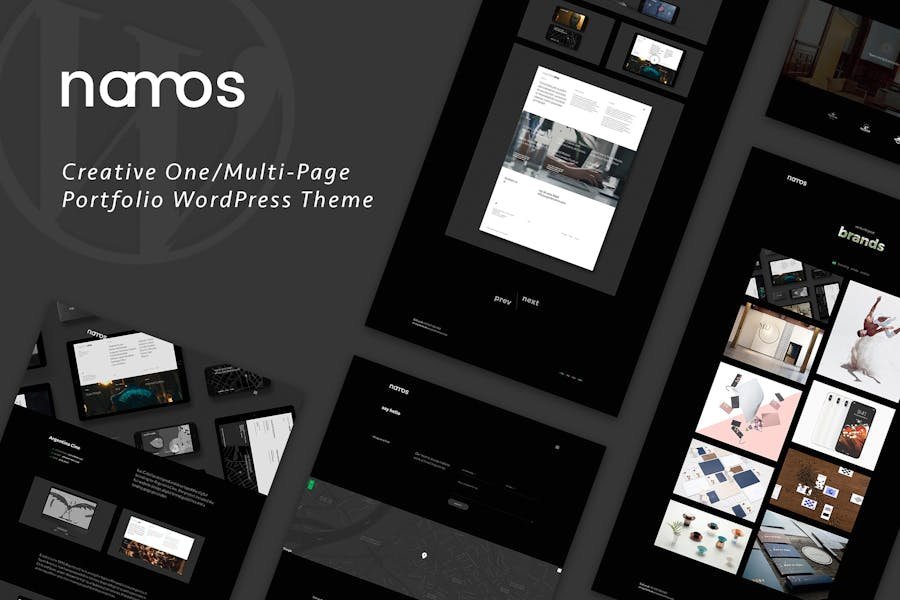 Namos - Creative OneMulti-Page Portfolio WordPres 1 Namos - Creative OneMulti-Page Portfolio WordPres