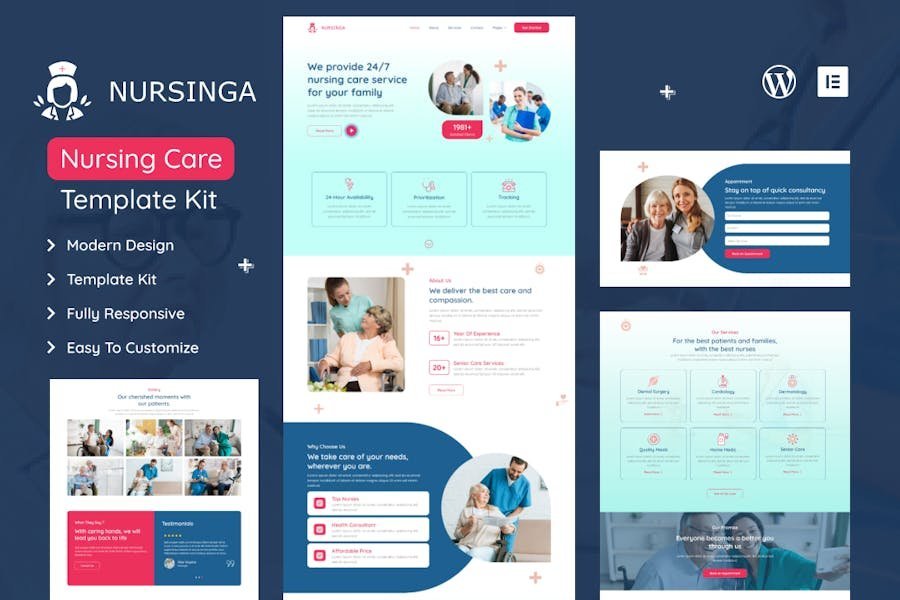Nursinga - Nursing Home Care & Medical Elementor Template Kit 1 Nursinga - Nursing Home Care & Medical Elementor Template Kit