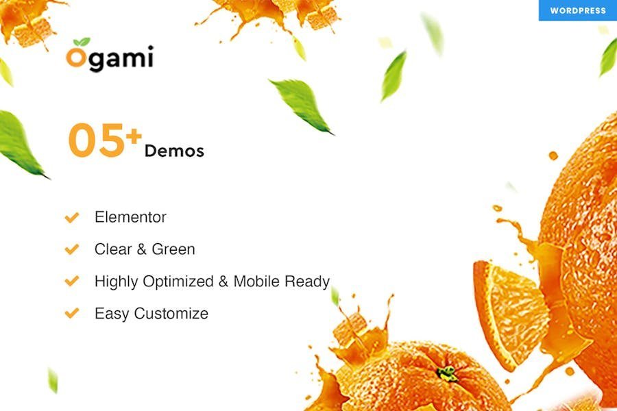 Ogami - Organic Store & Bakery WordPress Theme 1 Ogami - Organic Store & Bakery WordPress Theme