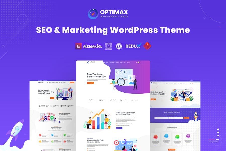 Optimax - SEO & Marketing WordPress Theme 1 Optimax - SEO & Marketing WordPress Theme
