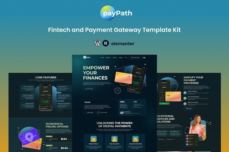 PayPath - Online Payment Gateway Elementor Template Kit 1 PayPath - Online Payment Gateway Elementor Template Kit