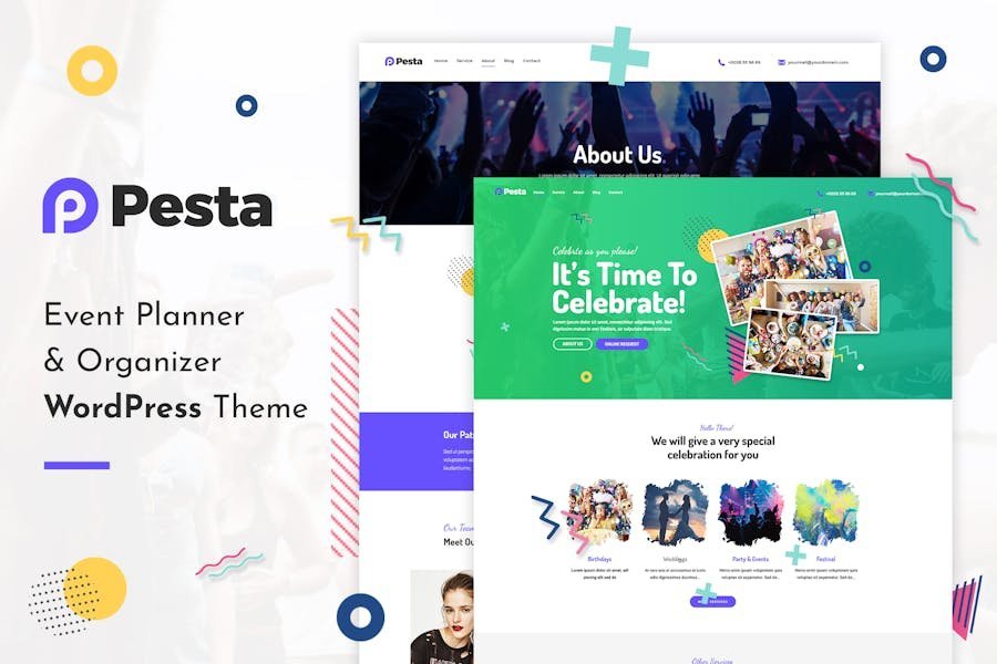 Pesta Event Planner & Organizer WordPress Theme 1 Pesta Event Planner & Organizer WordPress Theme