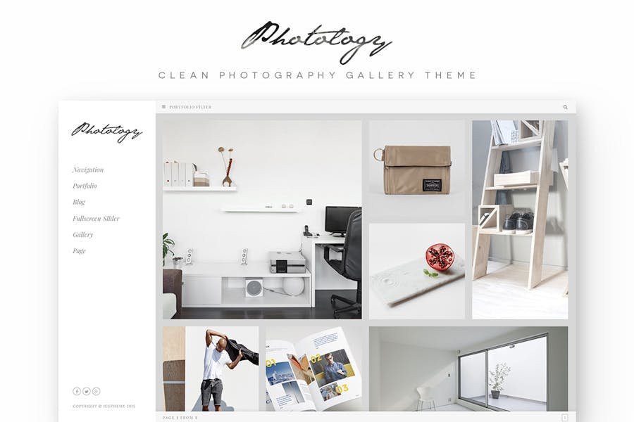Photology - Clean Photography Gallery WP Theme 1 Photology - Clean Photography Gallery WP Theme