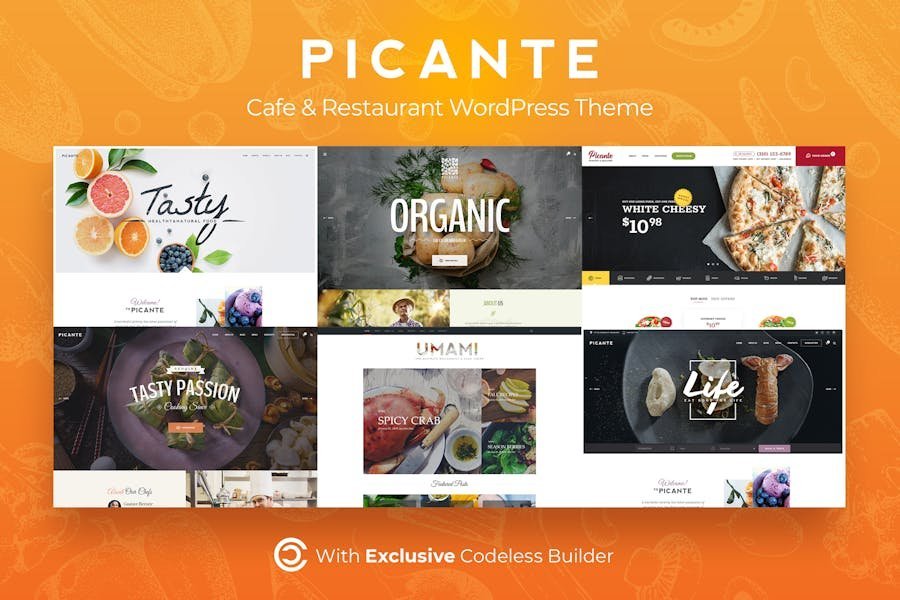 Picante Restaurant WordPress Theme 1 Picante Restaurant WordPress Theme