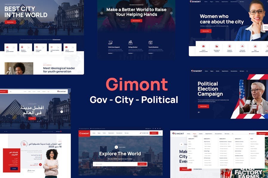 Political City Gov Campaign WP Theme - Gimont 1 Political City Gov Campaign WP Theme - Gimont