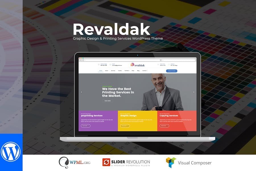 Revaldak - Printing Services WordPress Theme 1 Revaldak - Printing Services WordPress Theme