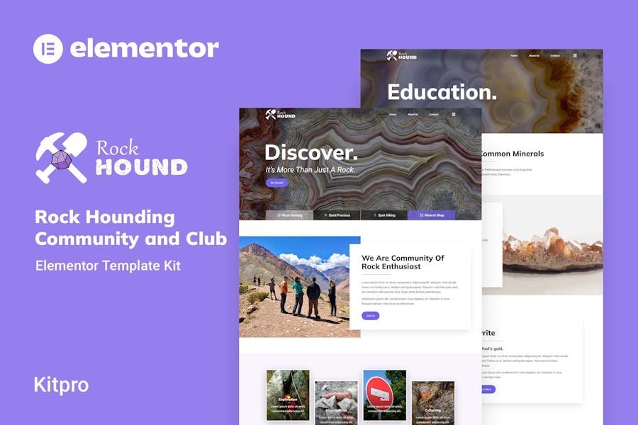 Rockhound - Rock Hounding Community Club Elementor Template Kit 1 Rockhound - Rock Hounding Community Club Elementor Template Kit