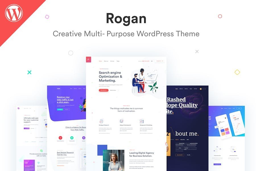 Rogan - Creative Multipurpose WordPress Theme 1 Rogan - Creative Multipurpose WordPress Theme