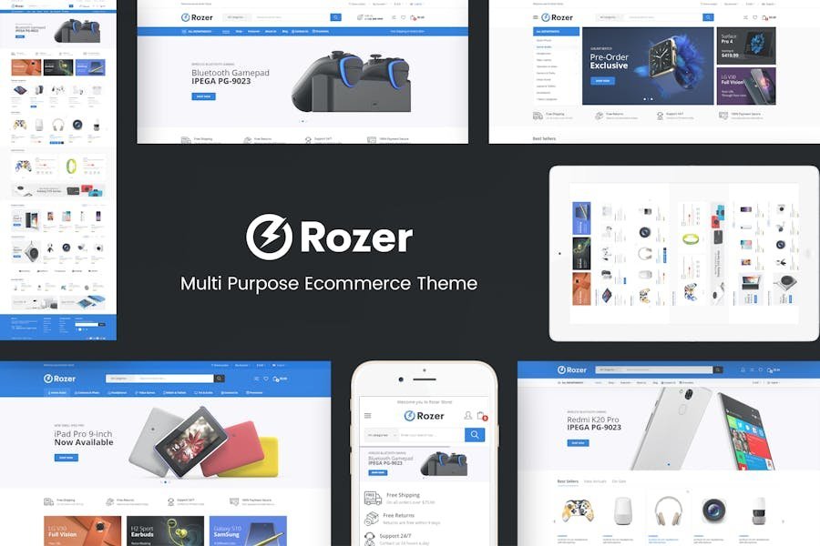 Rozer - Digital eCommerce WordPress Theme 1 Rozer - Digital eCommerce WordPress Theme