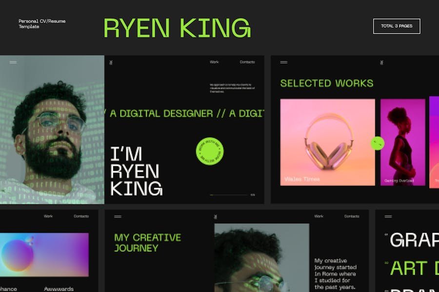 Ryen King - Personal CVResume WordPress Theme 1 Ryen King - Personal CVResume WordPress Theme