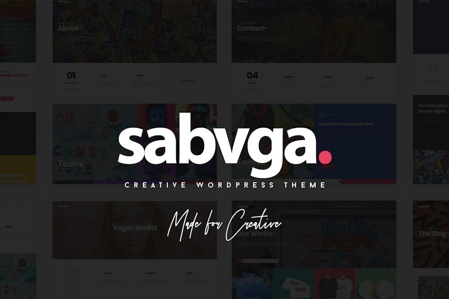 Sabvga - Modern & Creative Portfolio Theme 1 Sabvga - Modern & Creative Portfolio Theme