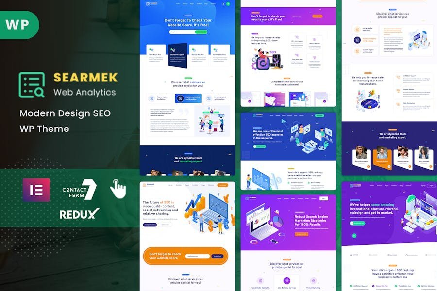 Searmek - SEO and Marketing WordPress Theme 1 Searmek - SEO and Marketing WordPress Theme