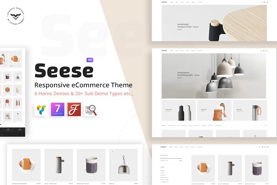 Seese - Responsive eCommerce Theme 1 Seese - Responsive eCommerce Theme