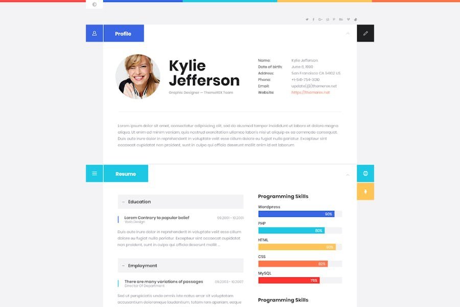 ShiftCV - Blog Resume Portfolio WordPress 1 ShiftCV - Blog Resume Portfolio WordPress