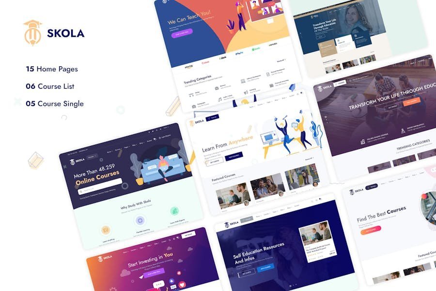 Skola - LMS Online Courses WordPress Theme 1 Skola - LMS Online Courses WordPress Theme