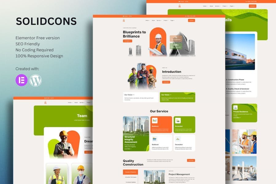 Solidcons – Construction And Industry Elementor Template Kit 1 Solidcons – Construction And Industry Elementor Template Kit