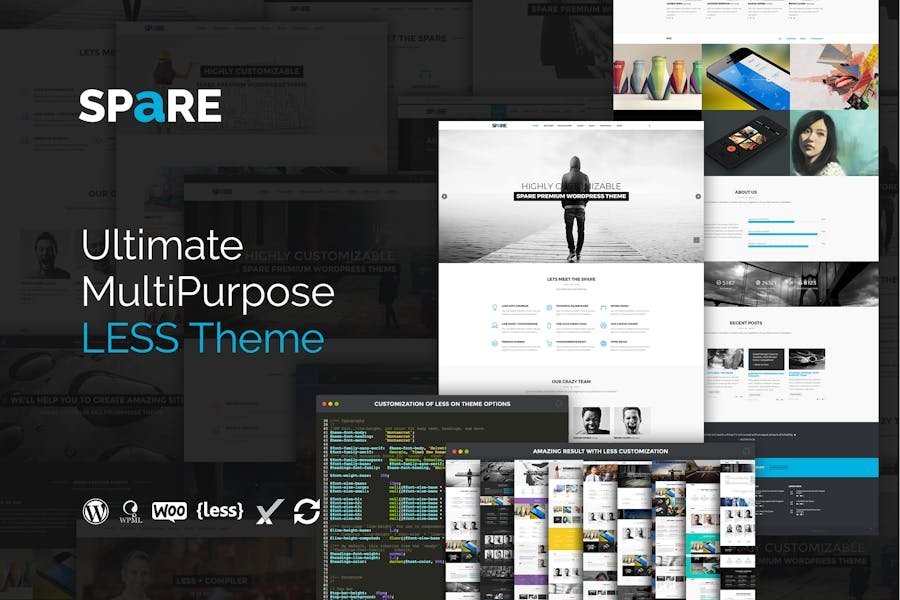 Spare - Ultimate MultiPurpose LESS Theme 1 Spare - Ultimate MultiPurpose LESS Theme