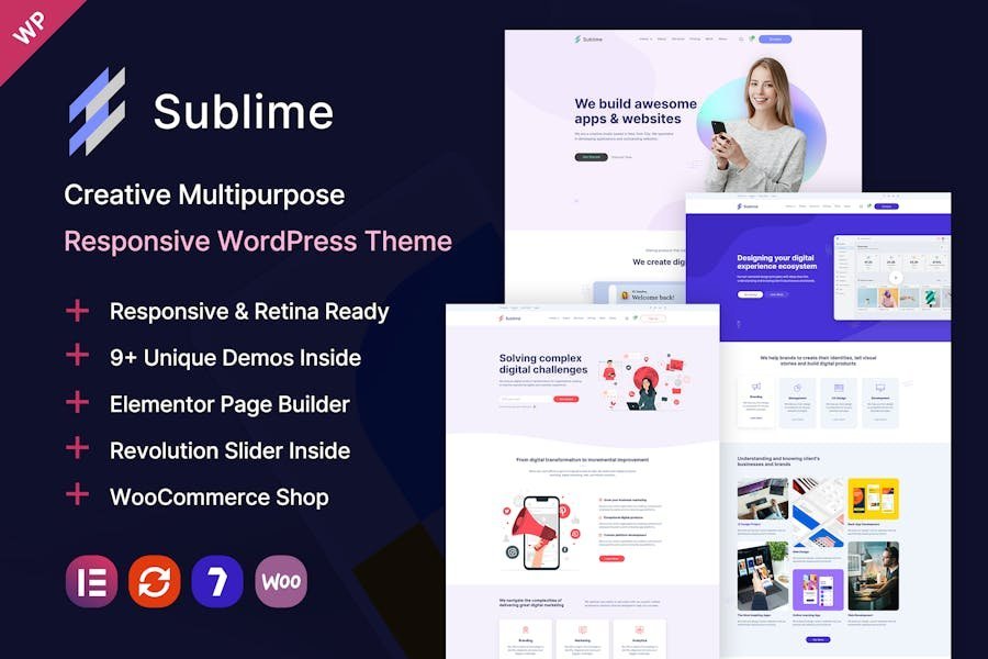 Sublime Creative Multipurpose WordPress Theme 1 Sublime Creative Multipurpose WordPress Theme