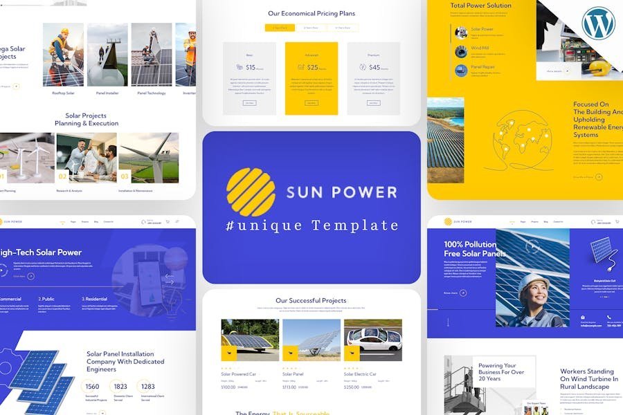 SunPower - Solar Renewable Energy Theme 1 SunPower - Solar Renewable Energy Theme