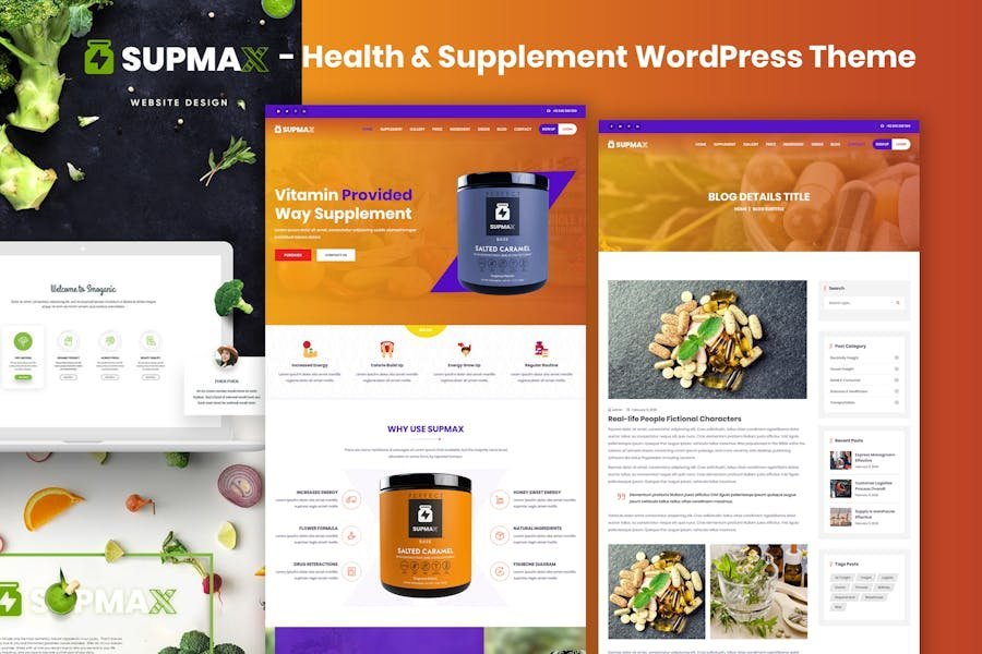 Supmax - Health & Supplement Elementor WordPress 1 Supmax - Health & Supplement Elementor WordPress