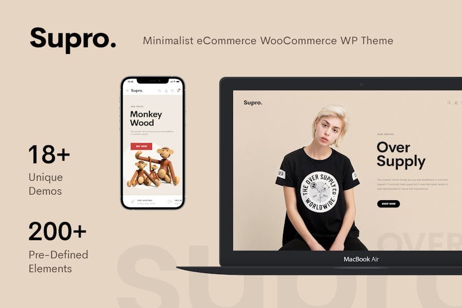 Supro - Minimalist WooCommerce WordPress Theme 1 Supro - Minimalist WooCommerce WordPress Theme