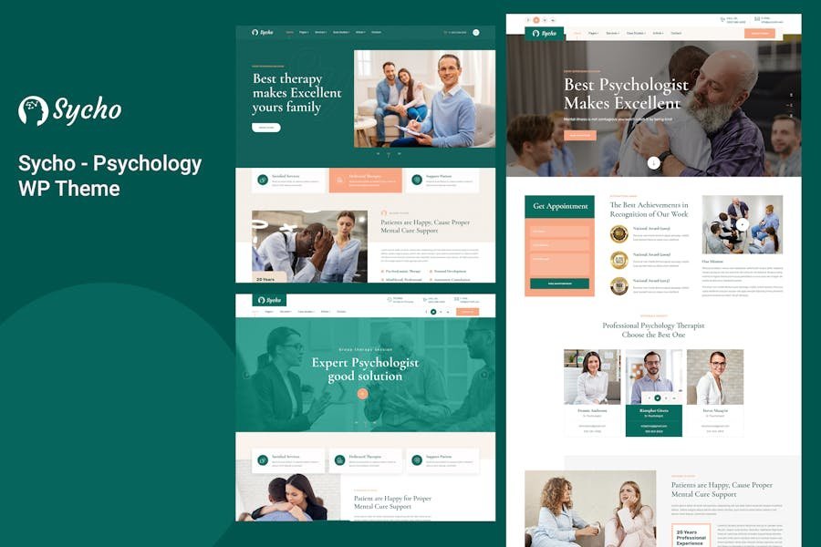 Sycho - Psychology and Counseling WordPress Theme 1 Sycho - Psychology and Counseling WordPress Theme