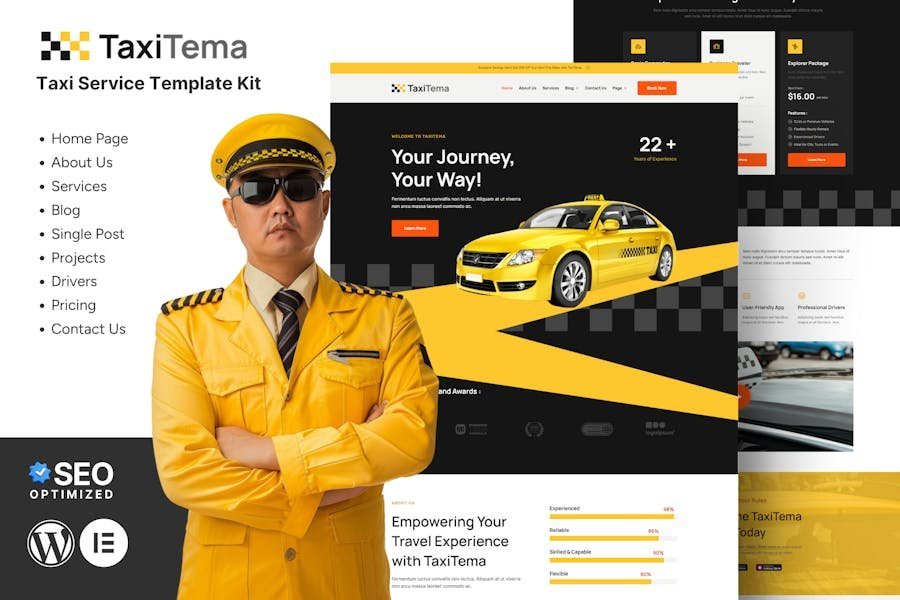 Taxitema - Taxi Drivers Business Template Kit 1 Taxitema - Taxi Drivers Business Template Kit