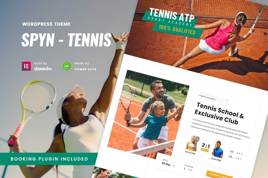 Tennis Club WordPress Theme 1 Tennis Club WordPress Theme