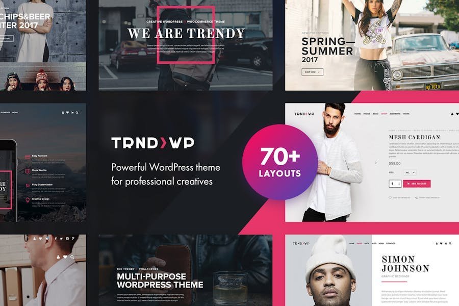 Trendy - Creative Multi-Purpose WordPress Theme 1 Trendy - Creative Multi-Purpose WordPress Theme
