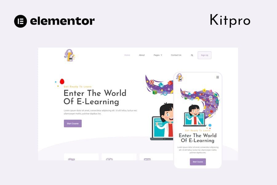 Tutturu E-Learning Service Elementor Template Kit 1 Tutturu E-Learning Service Elementor Template Kit