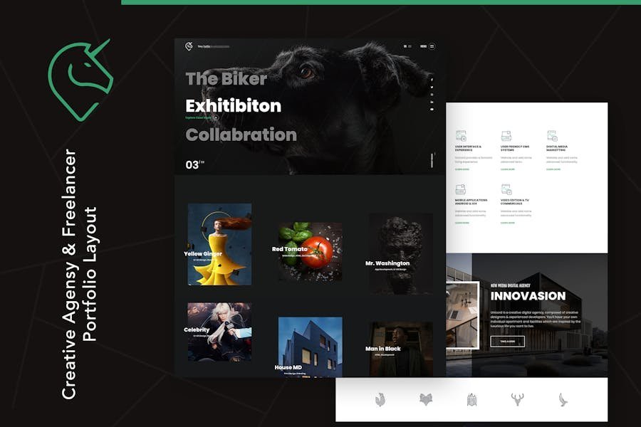Unicord Creative Portfolio for Freelancers 1 Unicord  Creative Portfolio for Freelancers