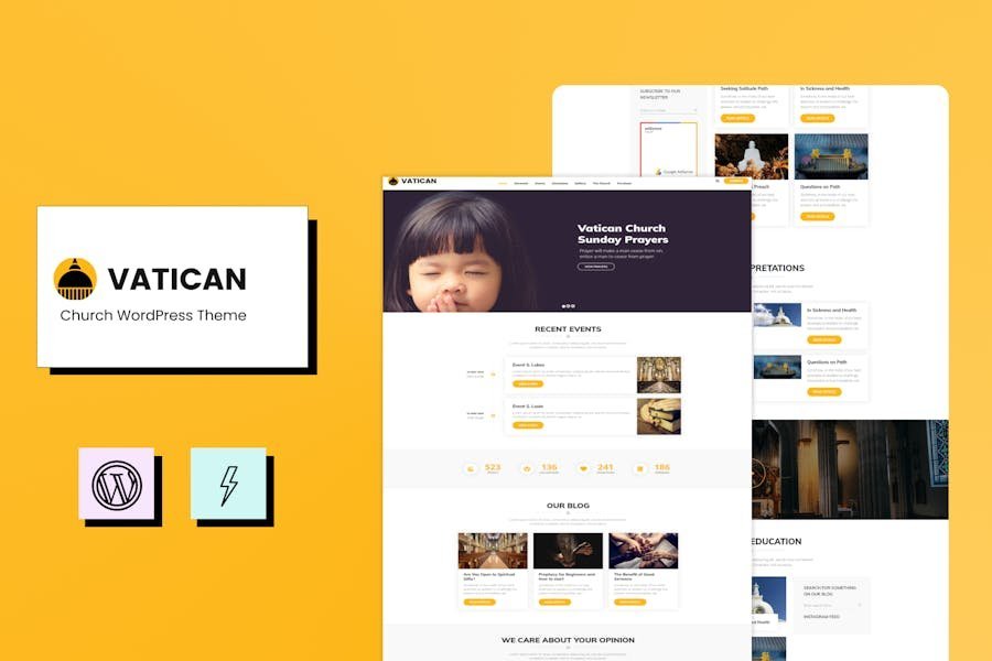Vatican - Church WordPress Theme 1 Vatican - Church WordPress Theme