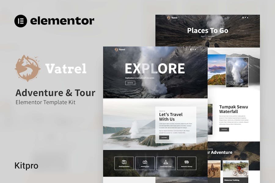 Vatrel - Adventure & Tour Elementor Template Kit 1 Vatrel - Adventure & Tour Elementor Template Kit