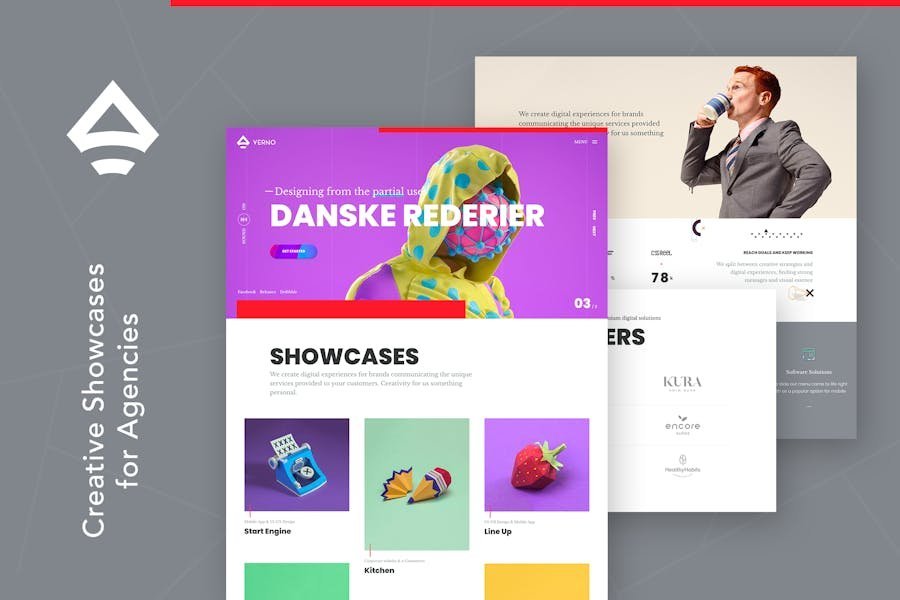 Verno Creative Showcases for Agencies Theme 1 Verno  Creative Showcases for Agencies Theme