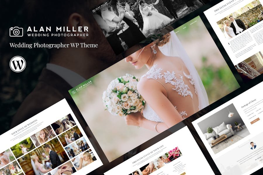 Wedding Photographer WordPress Theme - Vivagh 1 Wedding Photographer WordPress Theme - Vivagh