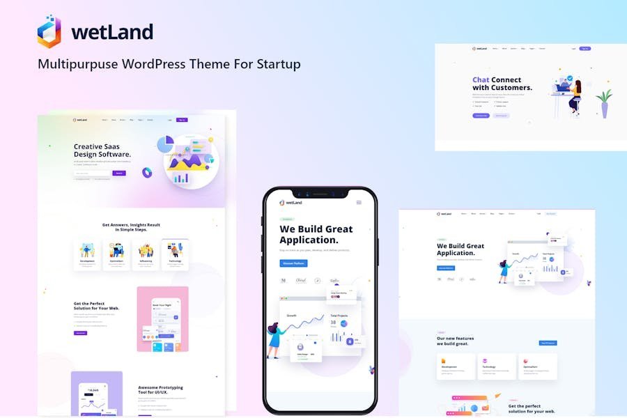 Wetland - MultiPurpose WordPress Theme for Startup 1 Wetland - MultiPurpose WordPress Theme for Startup