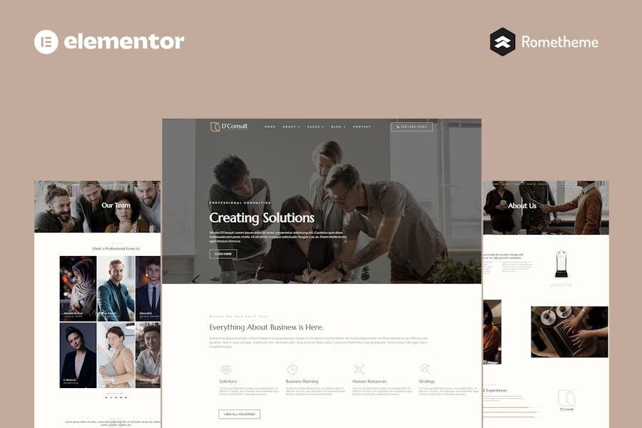D'Consult - Business Consulting Elementor Pro Full Site Template Kit 1 D'Consult - Business Consulting Elementor Pro Full Site Template Kit