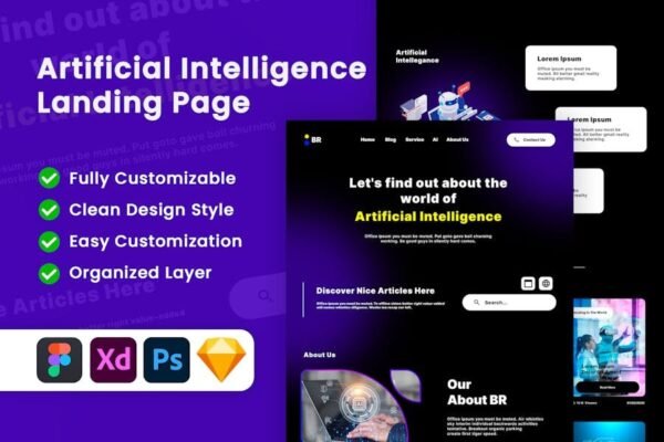 BR - Artificial Intelligence Landing Page