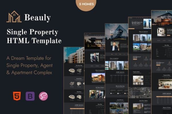 Beauly - Single Property HTML Template