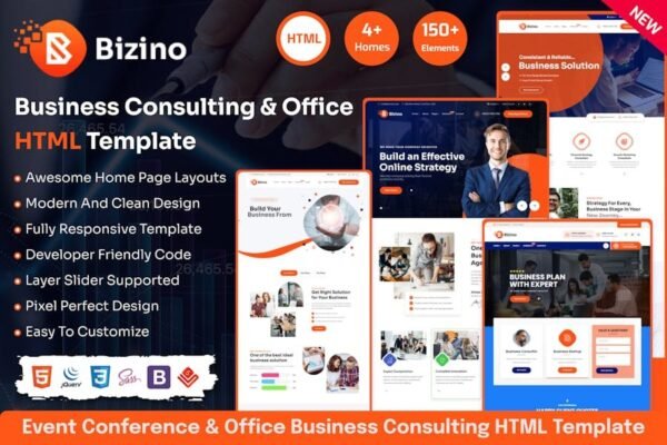 Bizino - Business & IT Service HTML Template