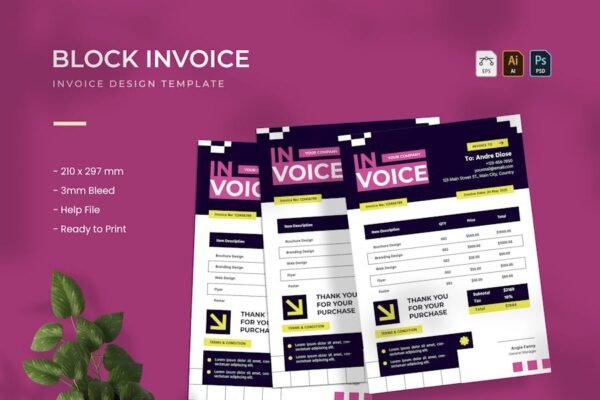 Block - Invoice Template