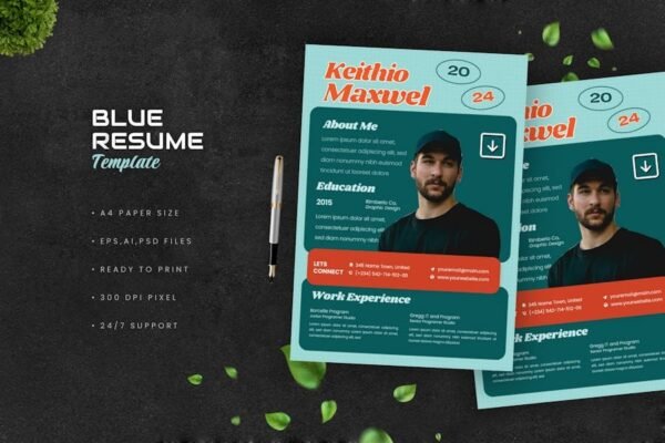 Blue Creative Resume