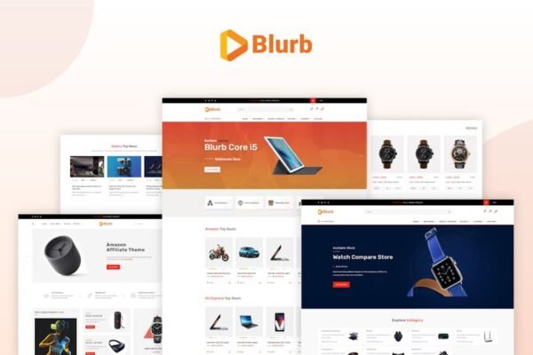 Blurb - Affiliate Comparison Coupon HTML Template