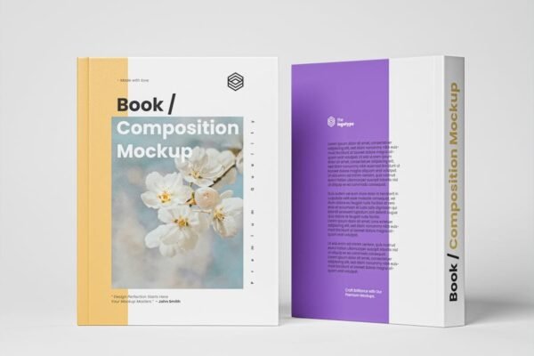 Book Composition Mockup