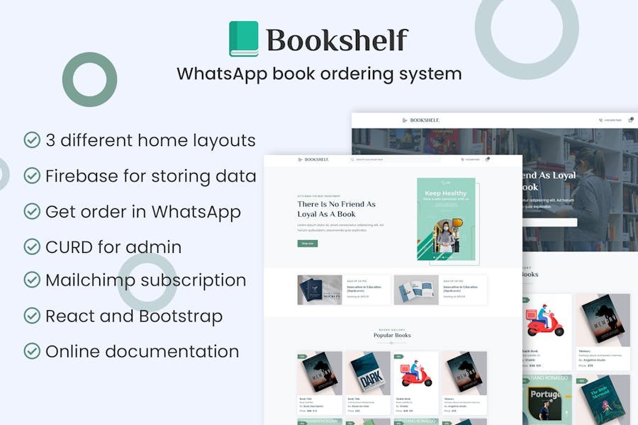 Bookshelf - WhatsApp book ordering system 1 Bookshelf - WhatsApp book ordering system