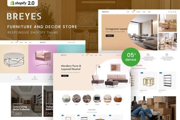 Breyes - Furniture Store Shopify 2.0 Theme