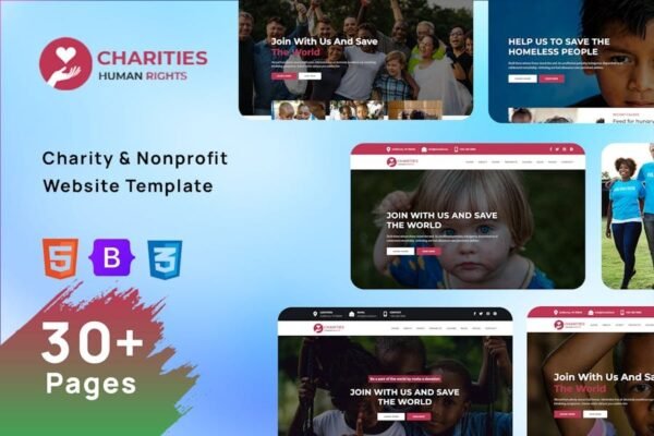 Charities - Charity & Nonprofit Template