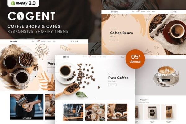 Cogent - Coffee Shops & Cafés Shopify 2.0 Theme