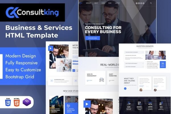 Consultking  Business HTML Template